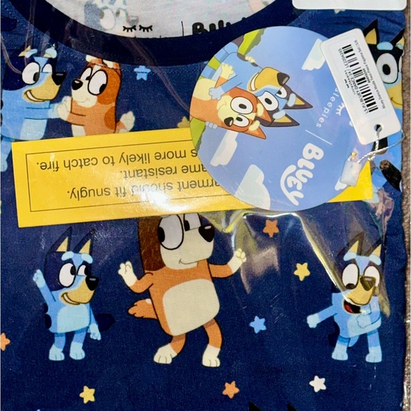 Little Sleepies Bluey Dance Mode Two-Piece Pajama Set NIP/NEW, multiple sizes - Picture 2 of 3